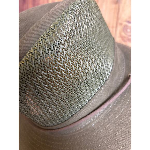 Henschel Hat Co. H1H Vented Mesh Canvas Safari Hat Size - Picture 2 of 5